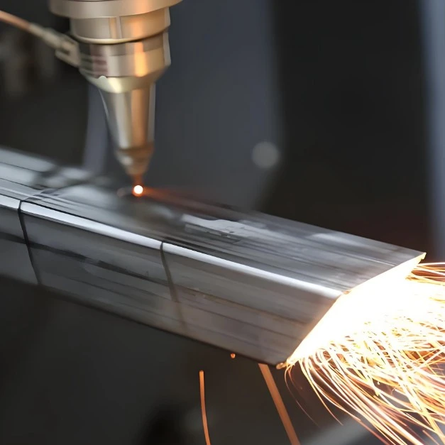 Laser Cutting Of Lattice Columns